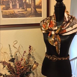 Vera Neumann Vintage Floral Scarf